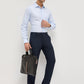 Park Avenue Men Blue Slim Fit Checks Trouser