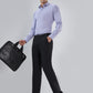 Park Avenue Men Black Slim Fit Checks Trouser