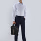 Park Avenue Men Blue Slim Fit Structure Trouser