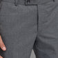 Park Avenue Men Grey Slim Fit Stripe Trouser