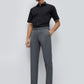 Park Avenue Men Grey Slim Fit Stripe Trouser