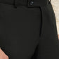 Park Avenue Men Black Slim Fit Structure Trouser