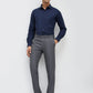 Park Avenue Men Grey Slim Fit Solid Trouser