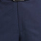 Park Avenue Blue Structure Luxus Fit Wool Polyester Blend Trouser