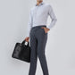Park Avenue Men Grey Slim Fit Checks Trouser
