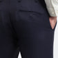 Park Avenue Men Blue Slim Fit Structure Trouser