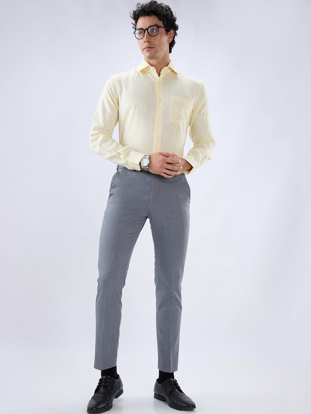 Park Avenue Men Multi-Colour Trouser