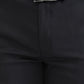 Park Avenue Black Structure Super Slim Fit Polyester Blend Trouser