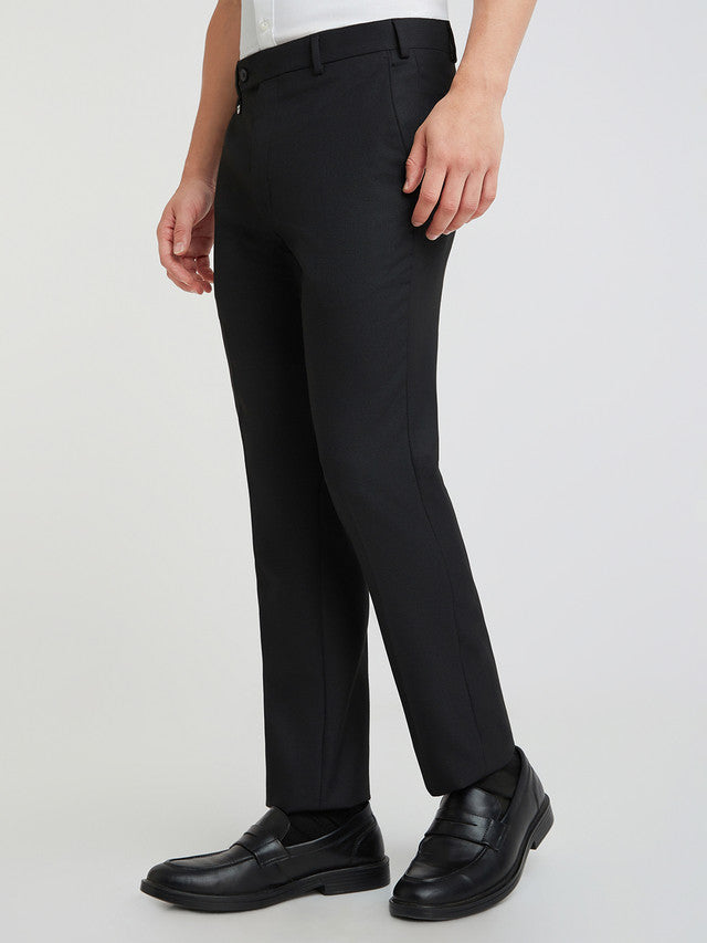 Park Avenue Men Black Super Slim Fit Structure Trouser – MyRaymond