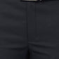 Park Avenue Men Black Super Slim Fit Structured Trouser