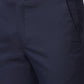 Park Avenue Blue Structure Super Slim Fit Polyester Blend Trouser