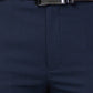 Park Avenue Men Blue Super Slim Fit Plain Trouser