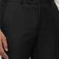 Park Avenue Men Black Slim Fit Stripe Trouser