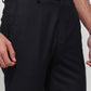 Park Avenue Men Blue Slim Fit Checks Trouser