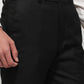 Park Avenue Men Black Slim Fit Checks Trouser