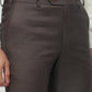 Park Avenue Men Khaki Slim Fit Solid Trouser