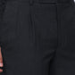 Park Avenue Men Grey Solid Trouser