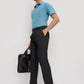 Park Avenue Men Black Solid Trouser
