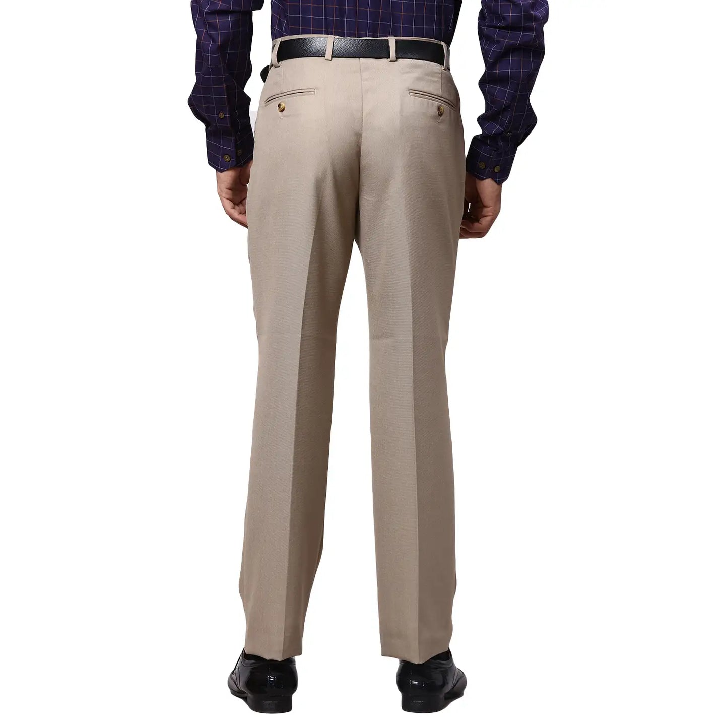 Men Smart Fit Light Grey Trouser