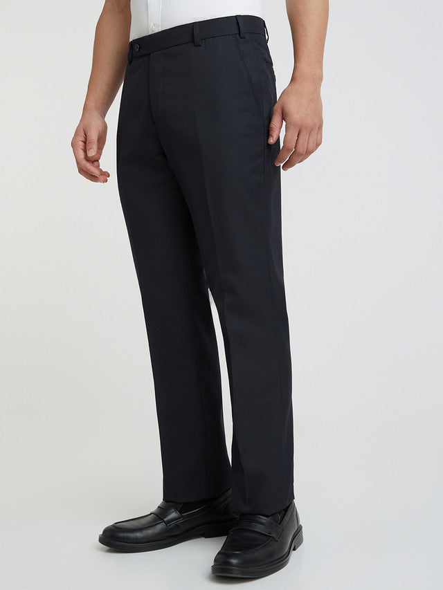 Men Smart Fit Black Trouser