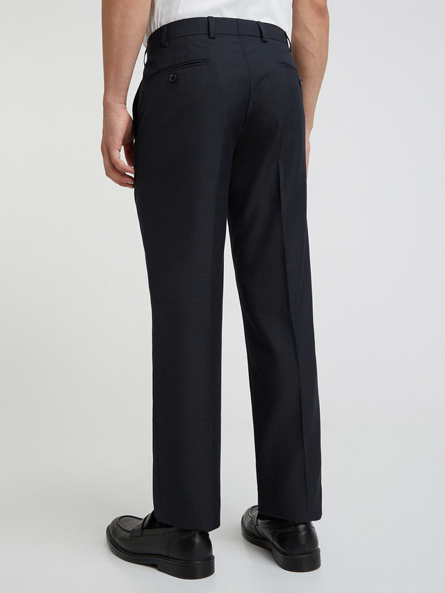 Men Smart Fit Black Trouser