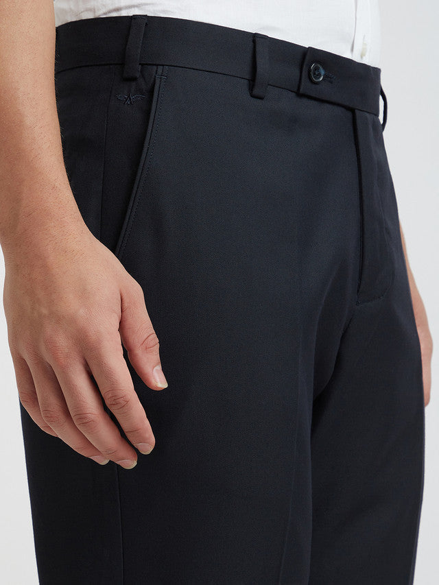 Men Smart Fit Black Trouser