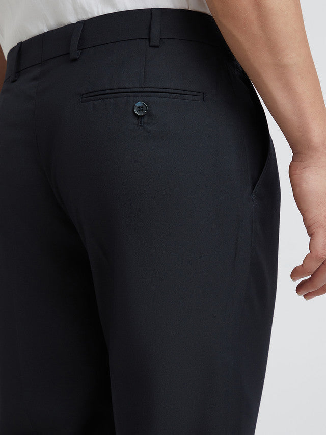 Men Smart Fit Black Trouser