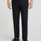 Men Grey Smart Fit Structure Polyester Blend   Trouser