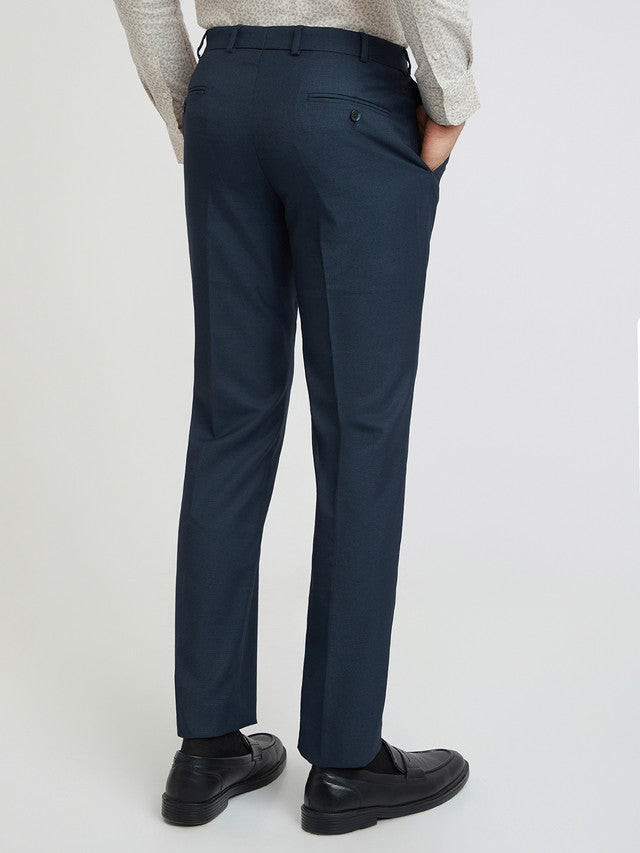 Men Super Slim Fit Grey Trouser