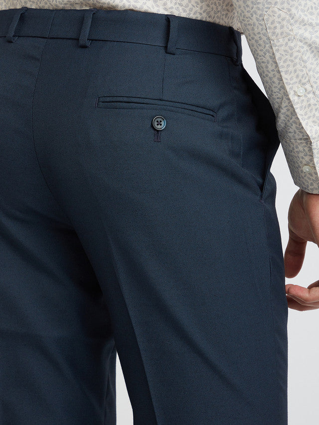 Men Super Slim Fit Grey Trouser