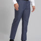 Park Avenue Men Brown Checks Smart Fit Polyester Blend Trouser
