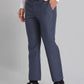 Park Avenue Men Brown Checks Smart Fit Polyester Blend Trouser