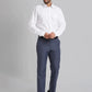 Park Avenue Men Brown Checks Smart Fit Polyester Blend Trouser