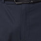 Park Avenue Men Blue Plain Smart Fit Polyester Blend Trouser