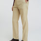 Park Avenue Beige Stripe Smart Fit Polyester Blend Trouser