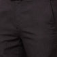 Park Avenue Men Brown Structure Smart Fit Polyester Blend Trousers