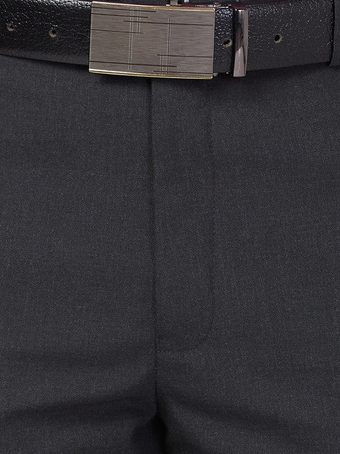 Park Avenue Men Black Regular Fit Solid Trouser