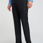 Park Avenue Men Black Structure Regular Fit Polyester Blend Trouser