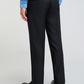 Park Avenue Men Black Structure Regular Fit Polyester Blend Trouser