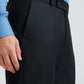 Park Avenue Men Black Structure Regular Fit Polyester Blend Trouser