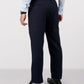 Park Avenue Black Checks Regular Fit Polyester Blend Trouser