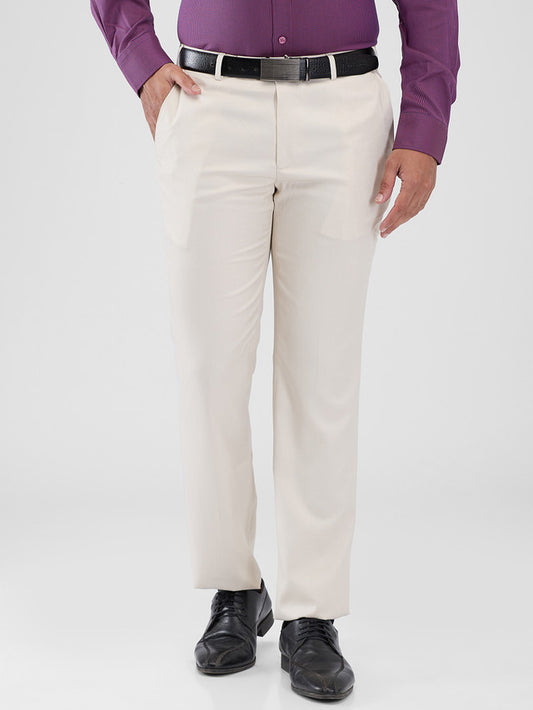 Park Avenue Men Brown Regular Fit Solid Trouser