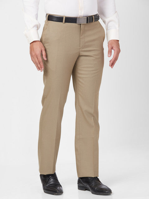 Park Avenue Men Brown Regular Fit Solid Trouser – MyRaymond