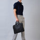 Park Avenue Men Grey Checks Regular Fit Polyester Blend Trouser