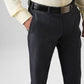 Park Avenue Men Blue Twill Regular Fit Polyester Blend Trouser