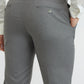 Park Avenue Men Grey Regular Fit Solid Trouser