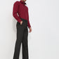 Park Avenue Men Brown Regular Fit Solid Trouser