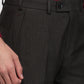 Park Avenue Men Brown Regular Fit Solid Trouser