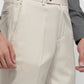 Park Avenue Men Fawn Regular Fit Solid Trouser