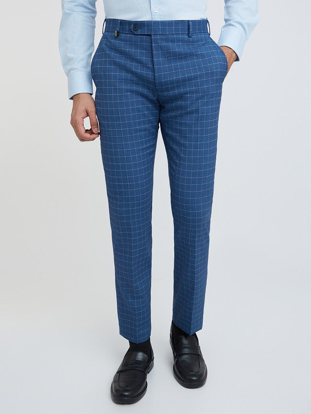 Men Neo Fit Blue Trouser